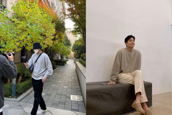 10 Ide Padu Padan Sweatshirt buat Hangout ala Lee Min Ho