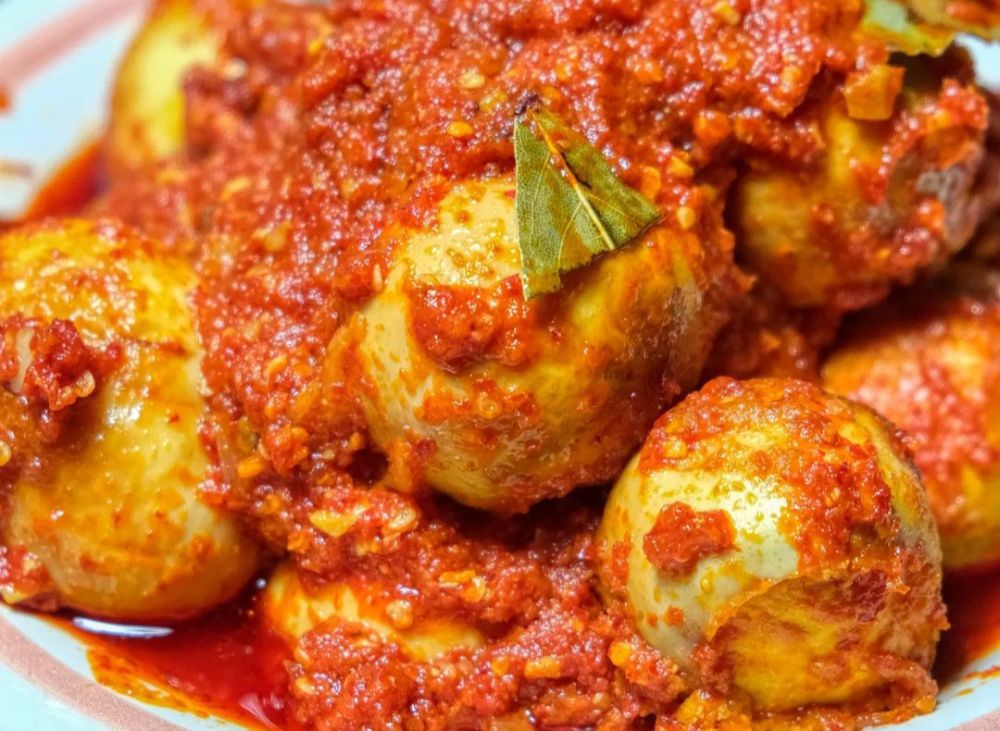 Telur Balado Mercon Padang