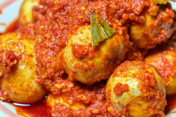 Telur Balado Mercon Padang