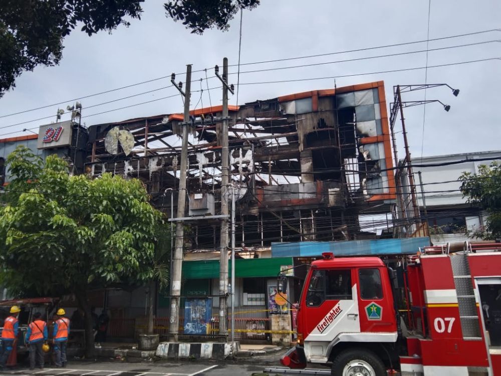 Penyelidikan Labfor, Penyebab Kebakaran Malang Plaza karena Korslet