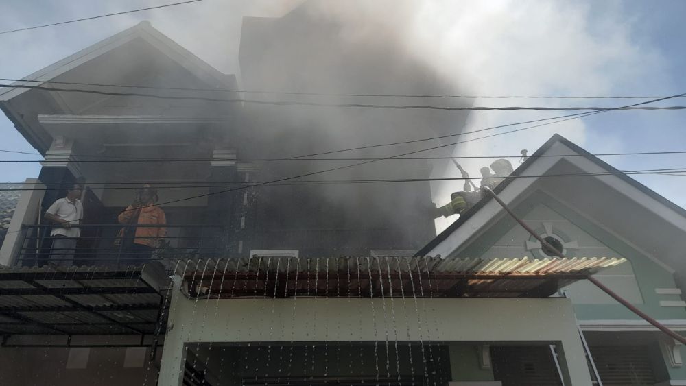 Diduga Korsleting Listrik, Rumah di Kasihan Bantul Terbakar