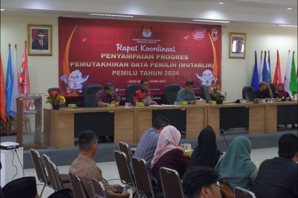 KPU Tetapkan Data Pemilih di Banten Hasil Perbaikan 8.850.382 Orang   