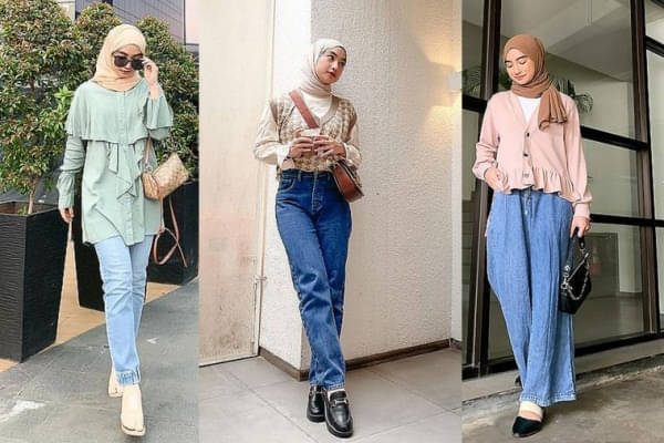 10 Padu Padan Outfit Denim Ala Olivia Finda Beragam Kekinian