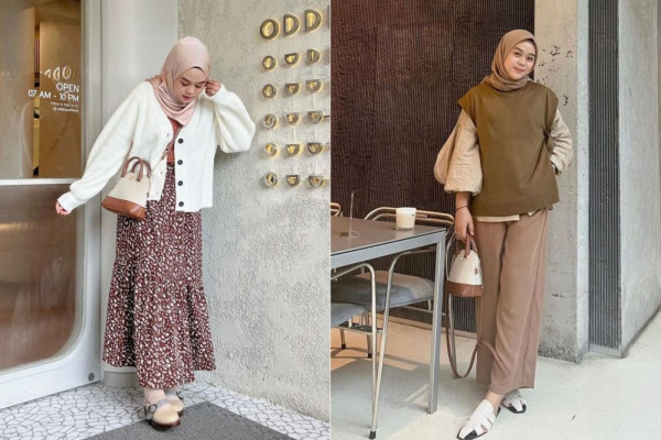 9 Padu Padan Outfit dengan Knitwear ala Adzara Afifah, Kekinian!