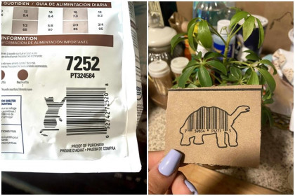9 Potret Barcode Makanan Hewan Paling Unik Kreatif