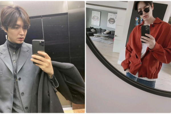 10 Pose Mirror Selfie ala Lee Min Ho, Memukau di Depan Cermin!