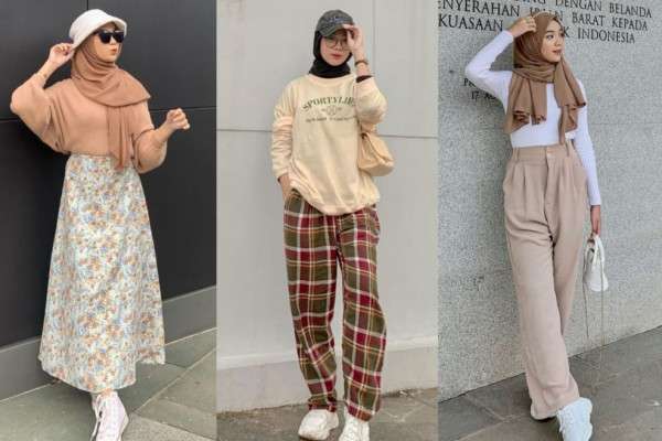 9 Ide Hijab Outfit Cewek Bumi Ala Ayu Kartika Chic And Comf