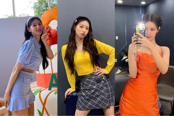 9 Referensi Outfit Cewek Kue ala Miyeon (G)I-DLE, Colorful Abis!