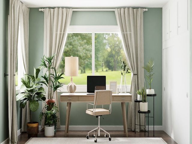 7 Inspirasi Ruang Kerja Estetik Bernuansa Alam, Bikin Betah!
