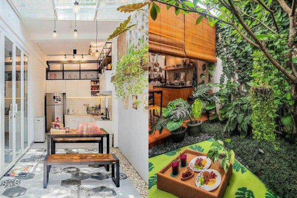 9 Desain Dapur Terbuka Menyatu dengan Halaman Luar, Anti Pengap!