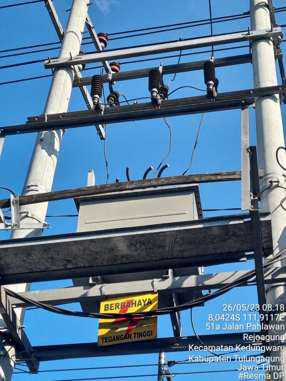 Komplotan Pencuri Potong Kabel Listrik PLN Tulungagung