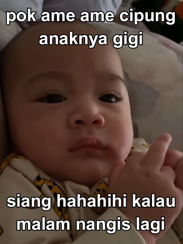 10 Meme Terbaru Cipung Rayyanza Sliweran Di Twitter Kocak