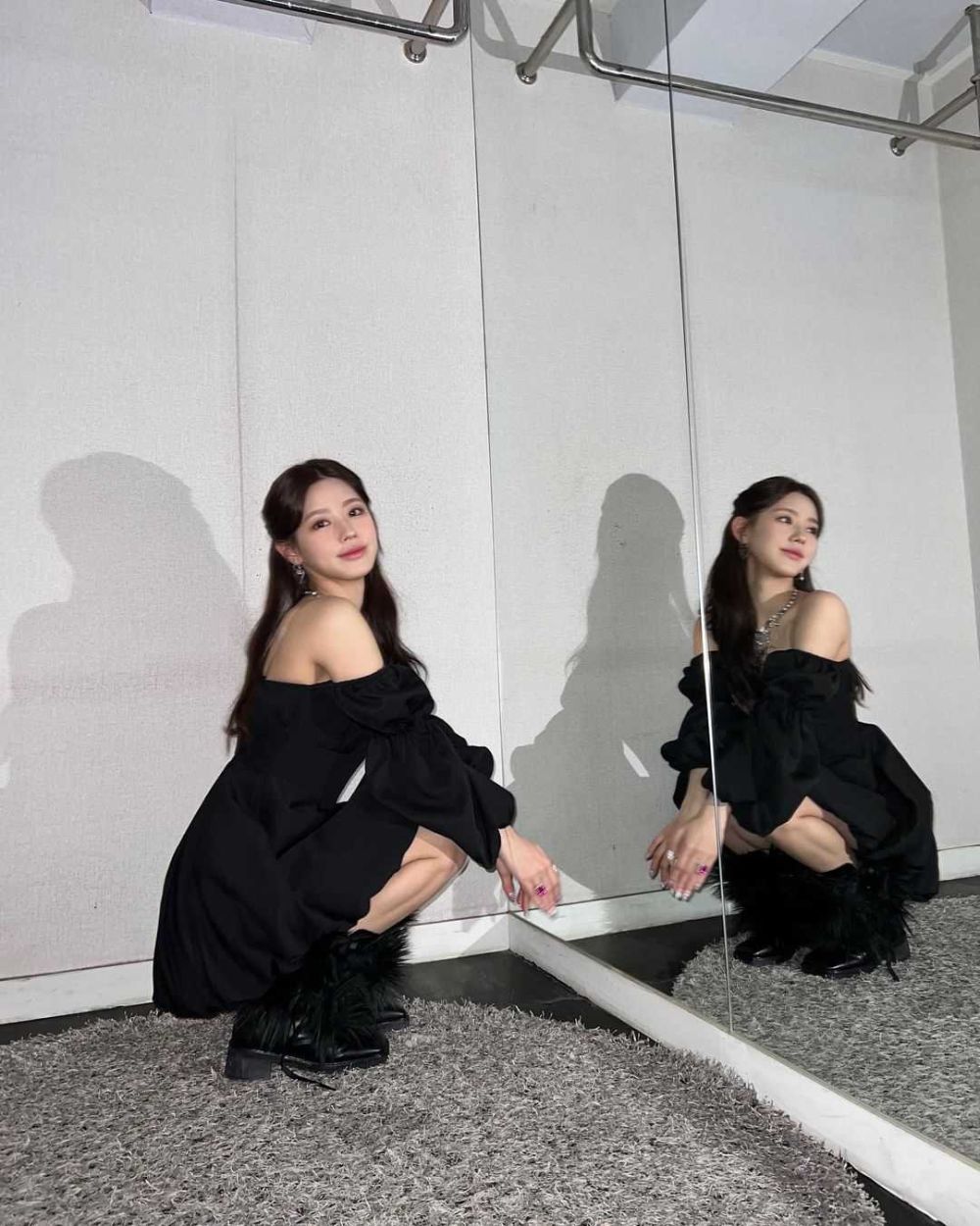 10 Koleksi Dress Miyeon (G)I-DLE, Midi Dress hingga Long Dress