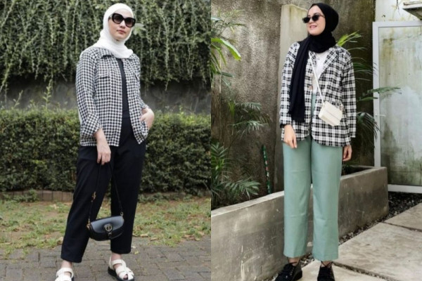 10 Referensi Outfit Gingham Pattern ala Selebgram Indonesia, Timeless!