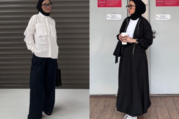 9 Inspirasi Outfit Bertema Monokrom ala Selebgram Karina Kamil