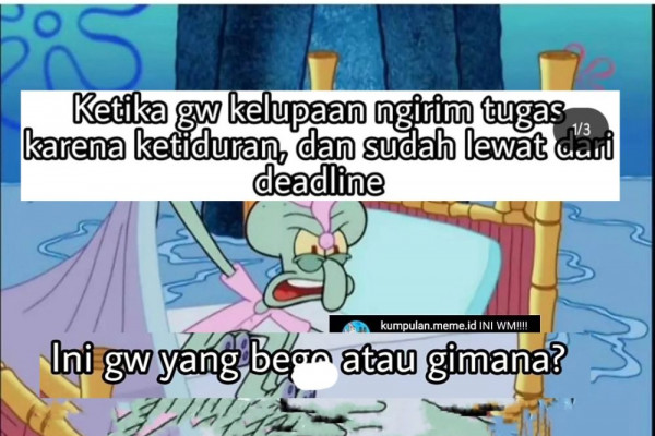 7 Meme Kebangun Tengah Malam Karena Kepikiran, Ngamuk Nyalahin Orang