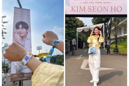 9 Momen Amelia Tantono Nonton Fan Meeting Kim Seon Ho