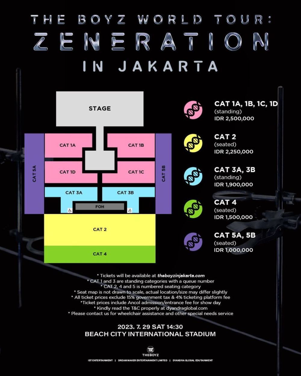 Harga Dan Cara Beli Tiket Konser THE BOYZ: ZENERATION In JKT