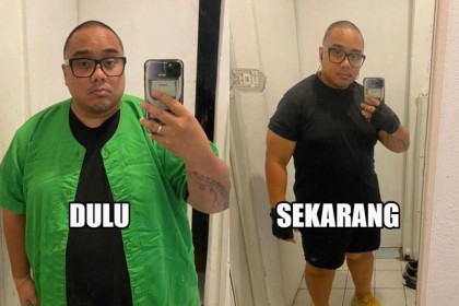 7 Potret Terbaru Saykoji Makin Bugar, Berat Badan Turun 32 Kg