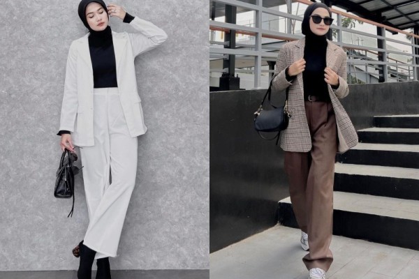 9 Inspirasi Outfit Smart Casual ala Anggita Kusuma Dewi, Office Looks