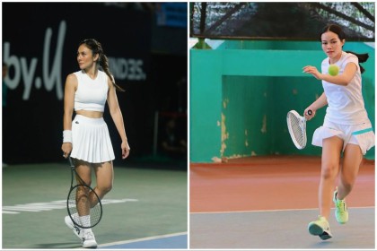 10 Inspirasi Outfit Tenis Serba Putih ala Artis Indonesia