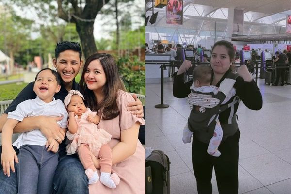 LDR Lagi, 7 Potret Tasya Kamila Pulang ke Jakarta Bersama Dua Anaknya