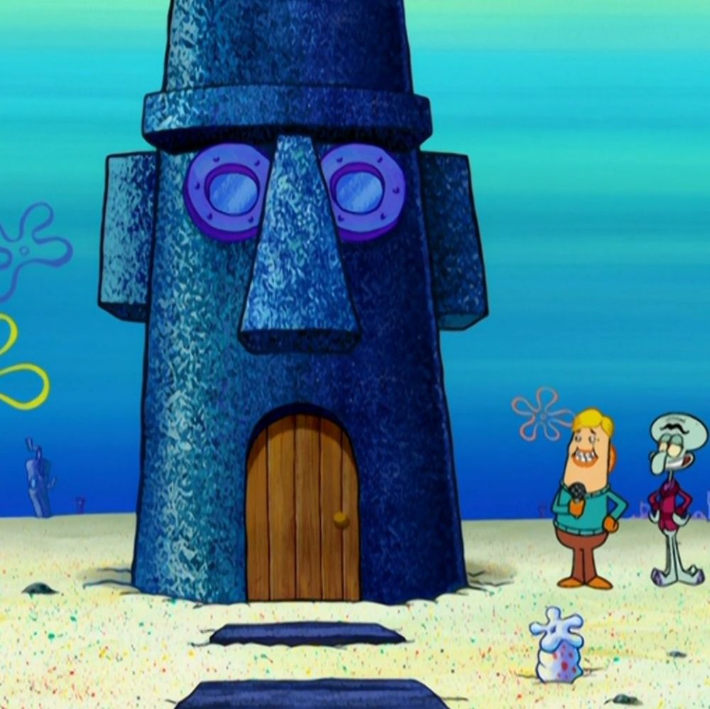 Rumah Squilliam Fancyson di Kartun SpongeBob