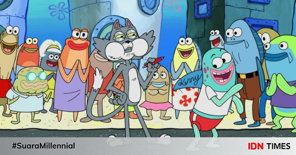 7 Fakta Kenny The Cat Artis Idola Warga Bikini Bottom