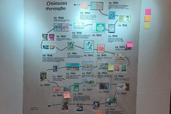 Pameran Linimasa Prangko, Merekam Jejak Jogja dan Malioboro