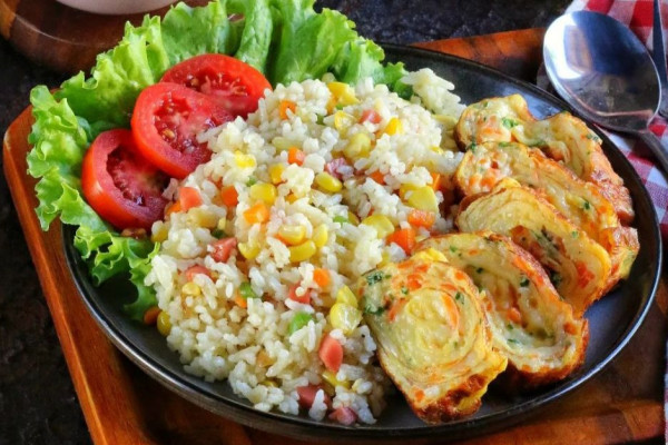 Resep Nasi Mentega Tamagoyaki, Menu Sarapan Simpel