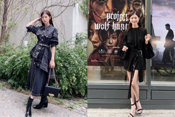 7 Ide Padu Padan Outfit Hitam ala Jung So Min, Gaya Berkelas