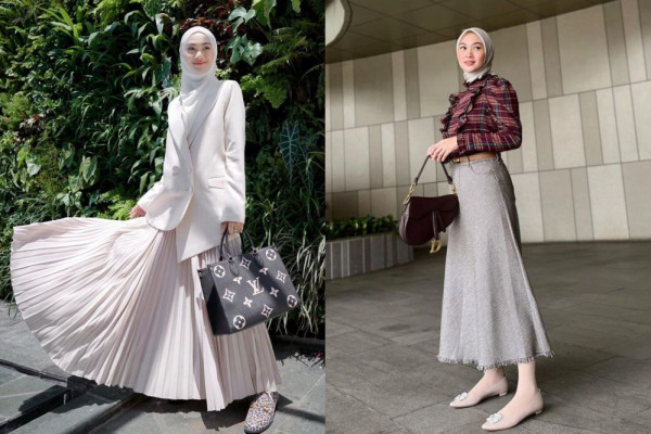 Outfit Hijab Ke Kantor Pakai Rok Ala Indah Nada Puspita 5333