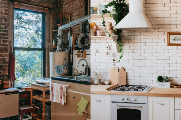 9 Ide Desain Dapur Minimalis Tema Vintage, Bikin Rajin Masak