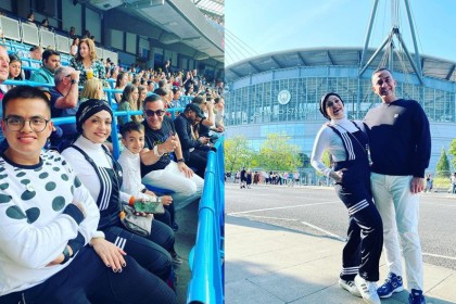 7 Potret Keluarga Ferdy Hasan Nonton Konser Coldplay Manchester