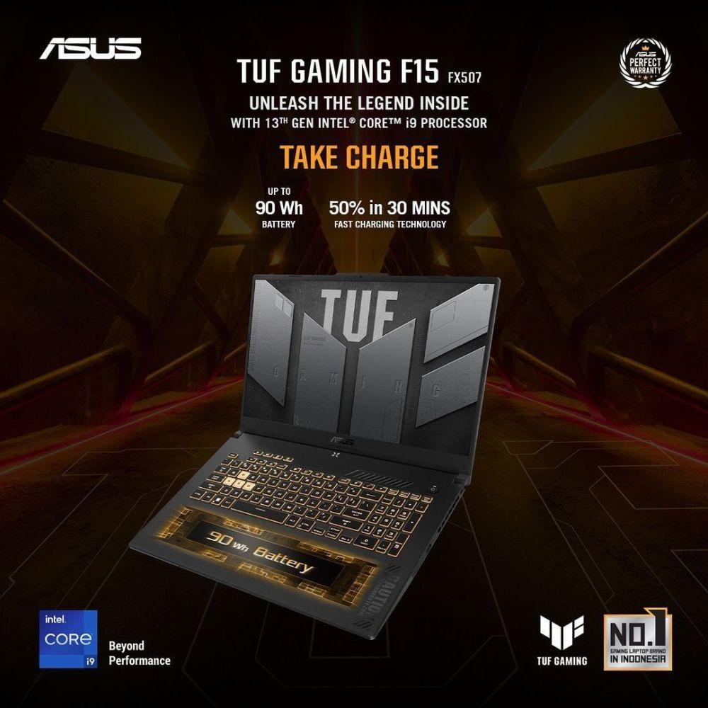 Spesifikasi Asus TUF Gaming F15 2023 (FX507), Gaming Lancar!