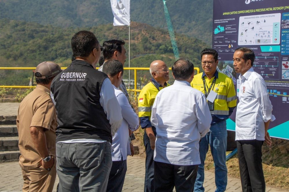 Progres Pembangunan Smelter Tembaga PT AMMAN Sudah 51,63 Persen