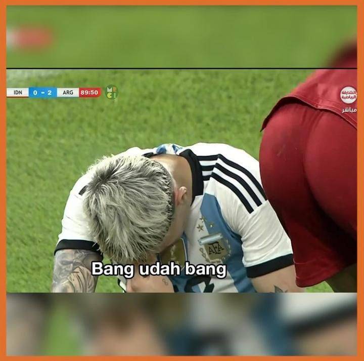 8 Meme Kocak Argentina Vs Indonesia Yang Bikin Ketar-Ketir