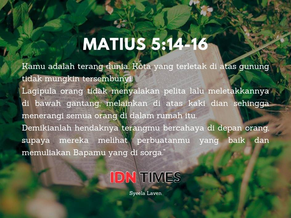 15 Ayat Alkitab Yang Beri Motivasi Untuk Berbuat Baik