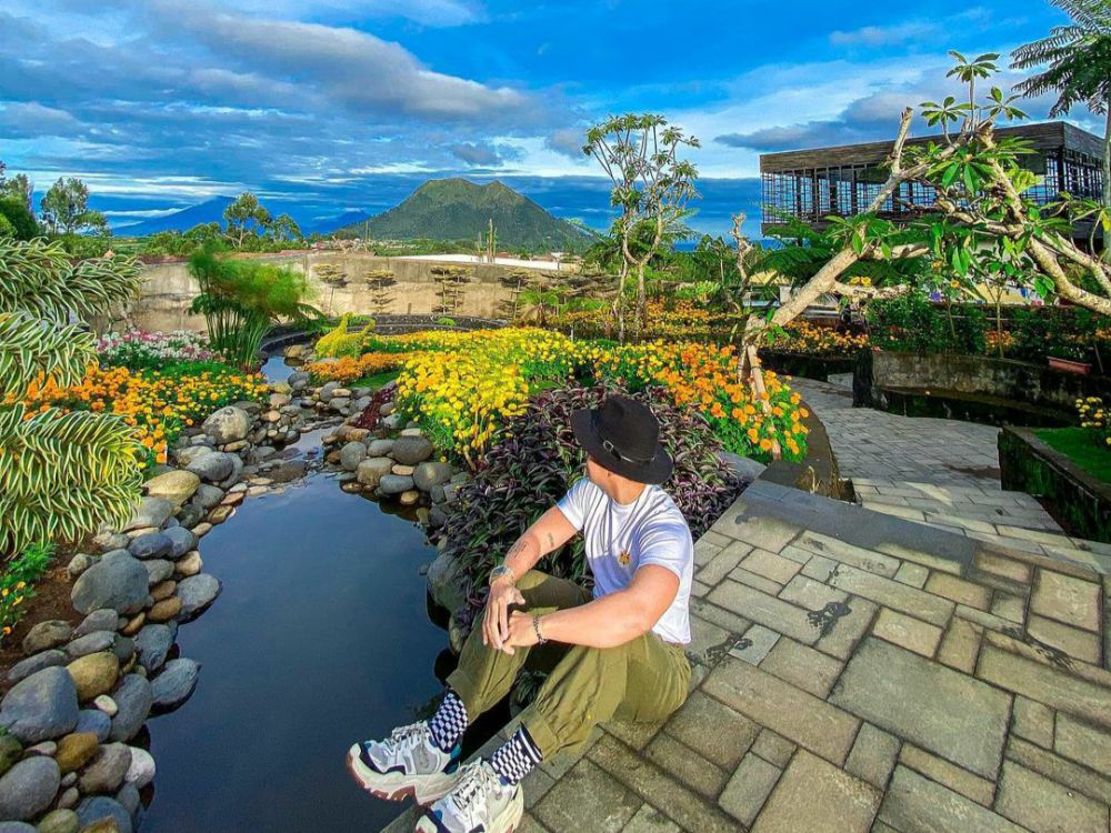 9 Potret Sunsetfalls Garden&Resort Magelang Villa Dengan View 5 Gunung