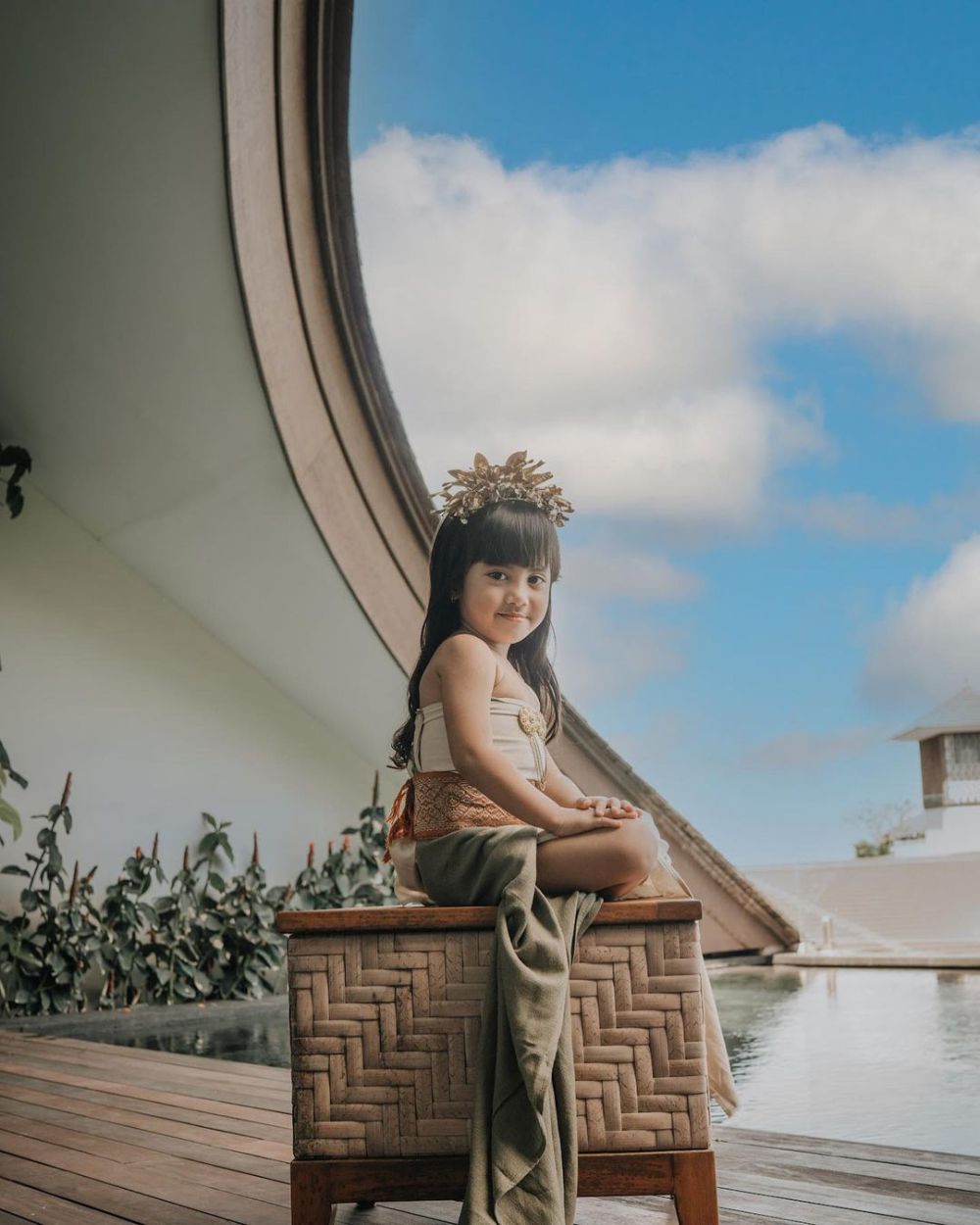 9 Momen Pemotretan Rachel Vennya dan Chava di Bali