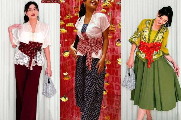 9 Ide Padu Padan Kebaya Gaya Modern Ala Awkarin, Anggun!