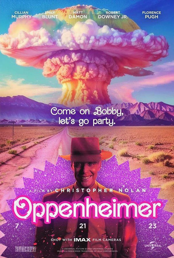 13 Meme Film Barbie vs Oppenheimer di Twitter, Tayang Bareng
