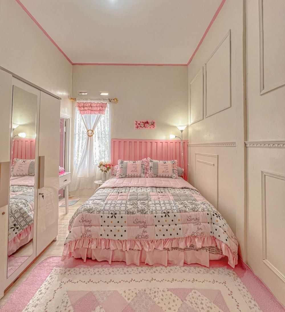 7 Desain Kamar Tidur Tema Pink Bergaya Minimalis, Cute Banget!