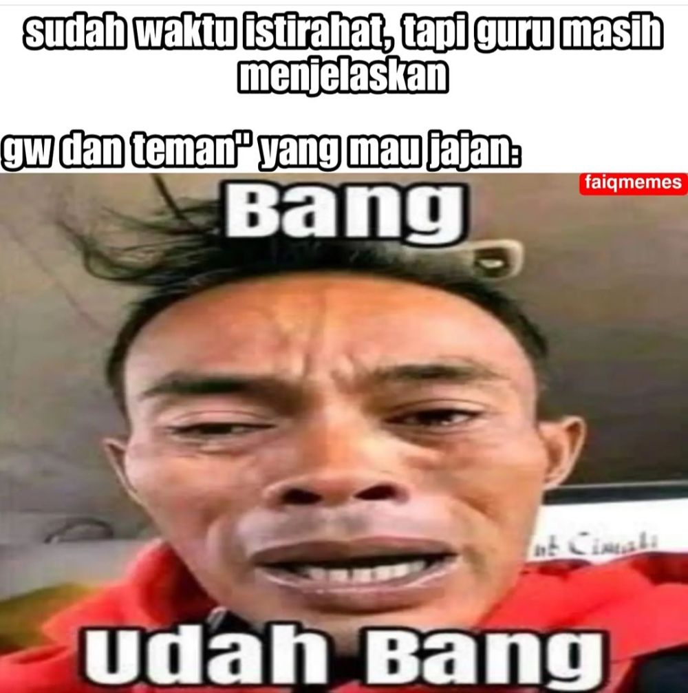 Terjebak Situasi Berat 7 Meme Udah Bang Ini Bikin Nangis