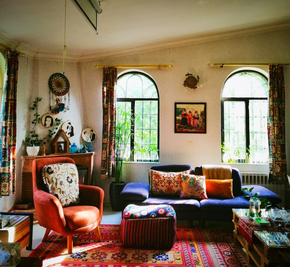 10 Ide Dekorasi Bohemian untuk Interior Rumah, Artistik