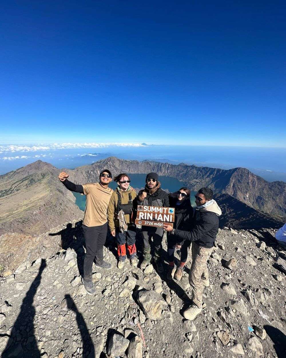 Daffa Wardhana Dan Sahabat Mendaki Gunung Rinjani