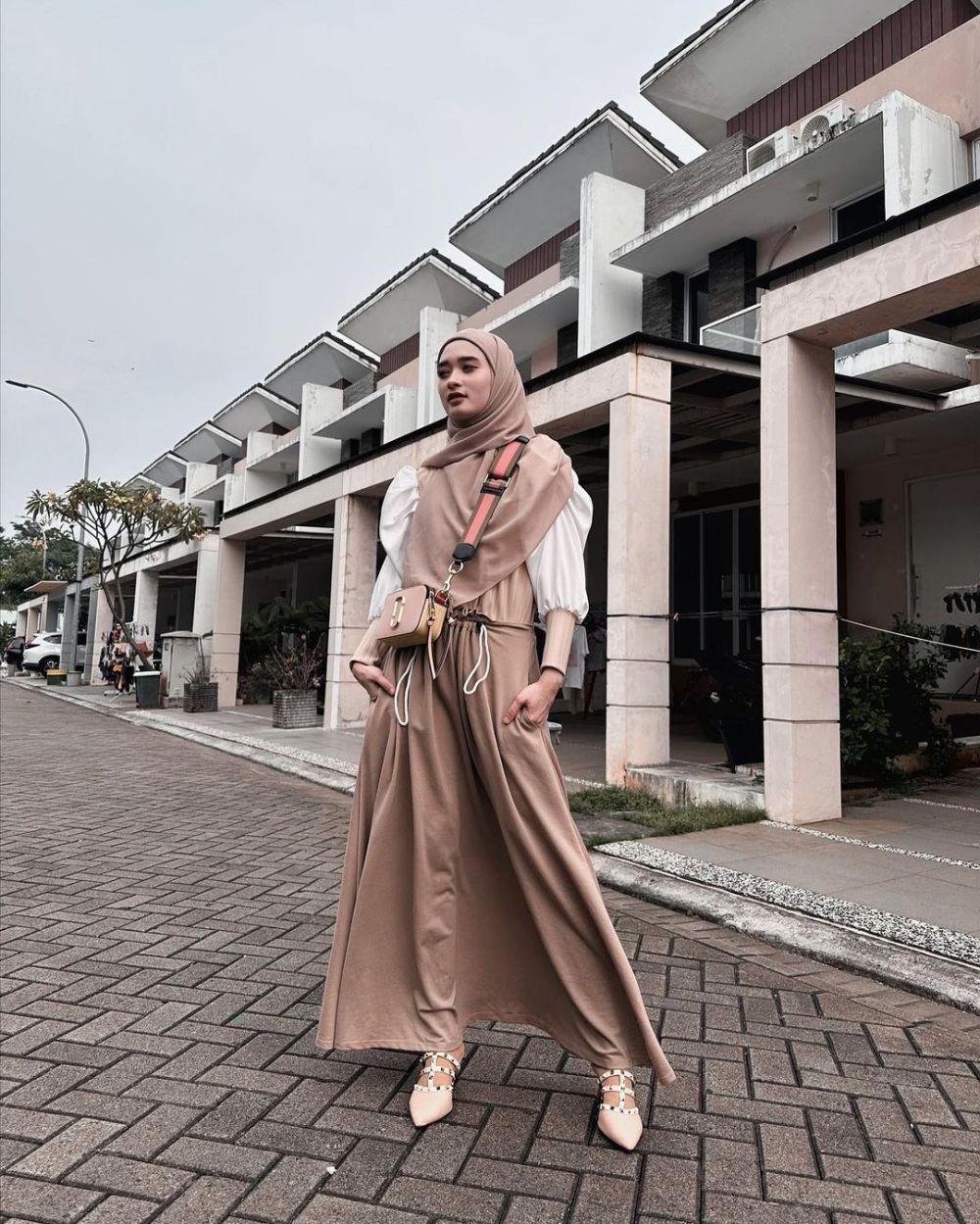 Ootd long 2025 dress hijab