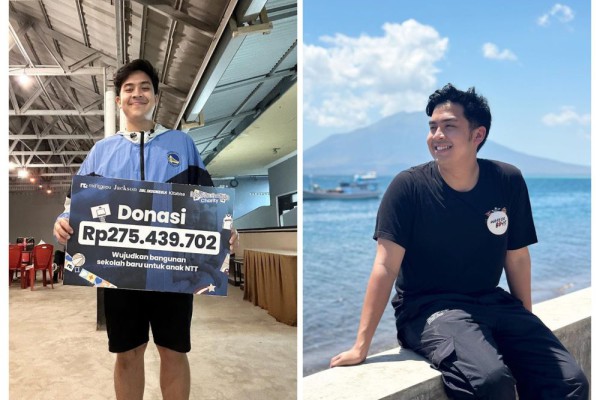8 Potret Jerome Polin di Nusa Tenggara Timur, Siap Salurkan Donasi!