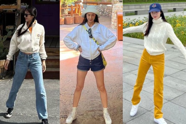 9 Ide OOTD Kasual ala Krystal Jung yang Cocok untuk Liburan Outdoor