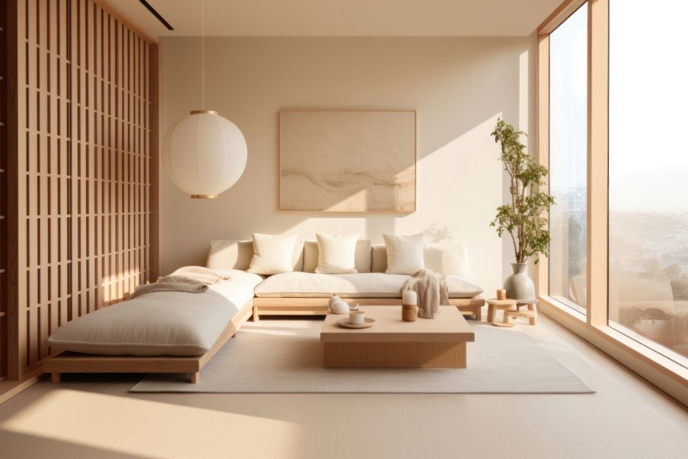 8 Ide Desain Ruang Tamu Japandi, Style Minimalis tapi Estetik